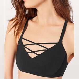 Lululemon Lace With Intent Bra Black Size 4